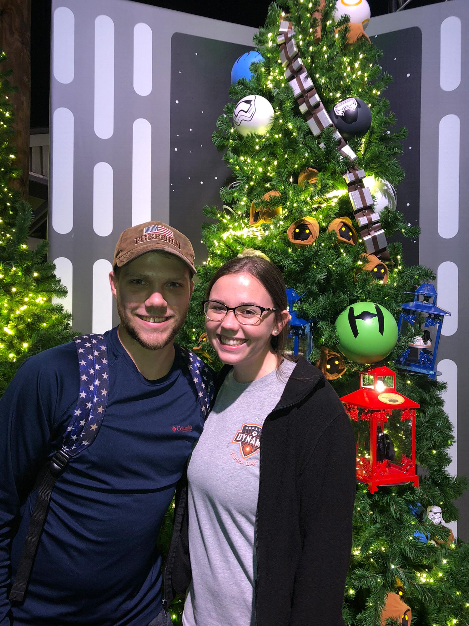 Right before Griffin asked a stranger to start recording