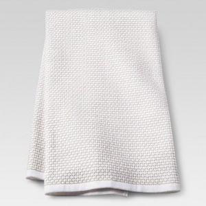 White Zig Zag Kitchen Towel  - Threshold™