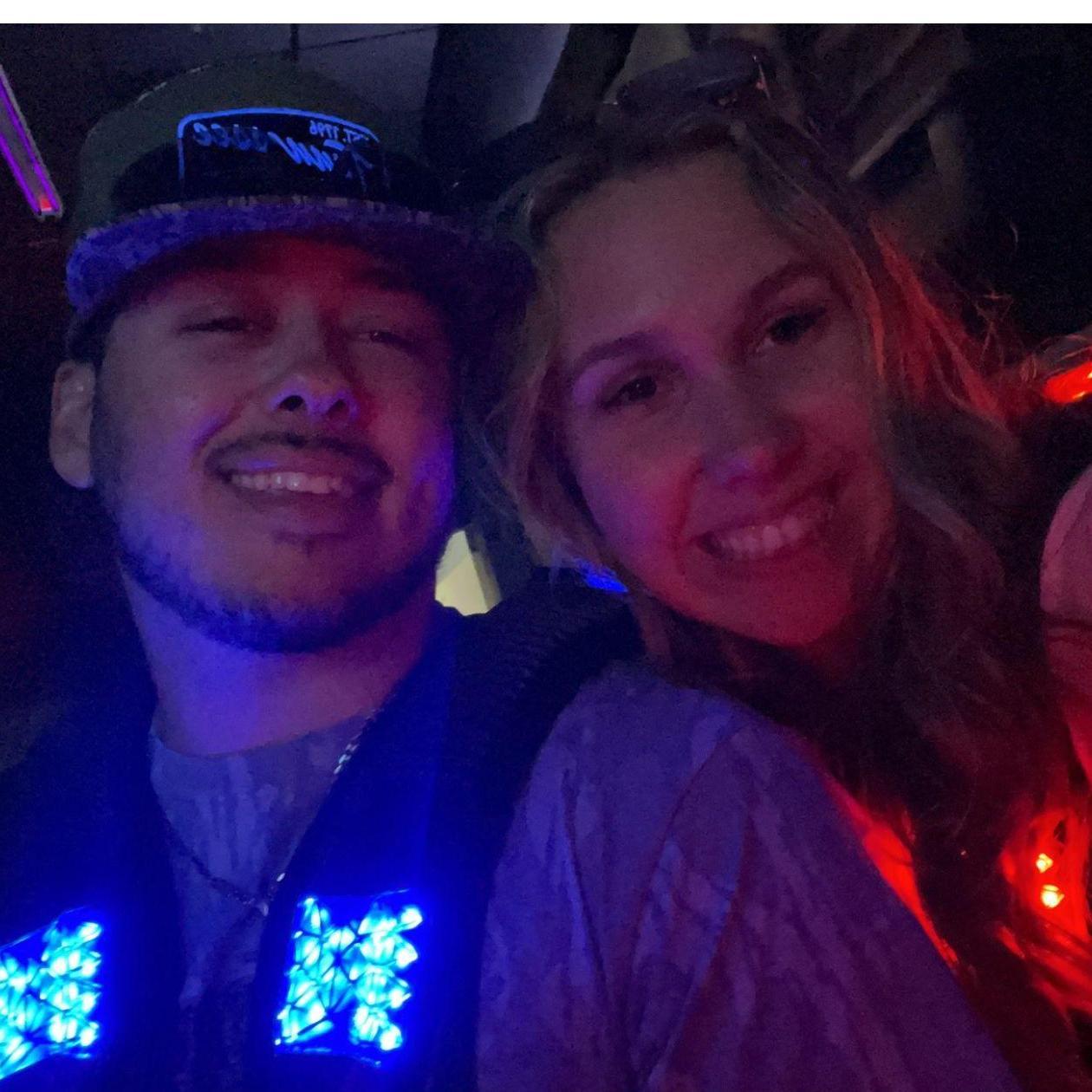 Lazer Tagging. He def beat me.