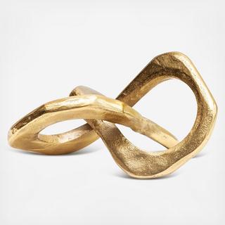 Gold Abstract Metal Figurine