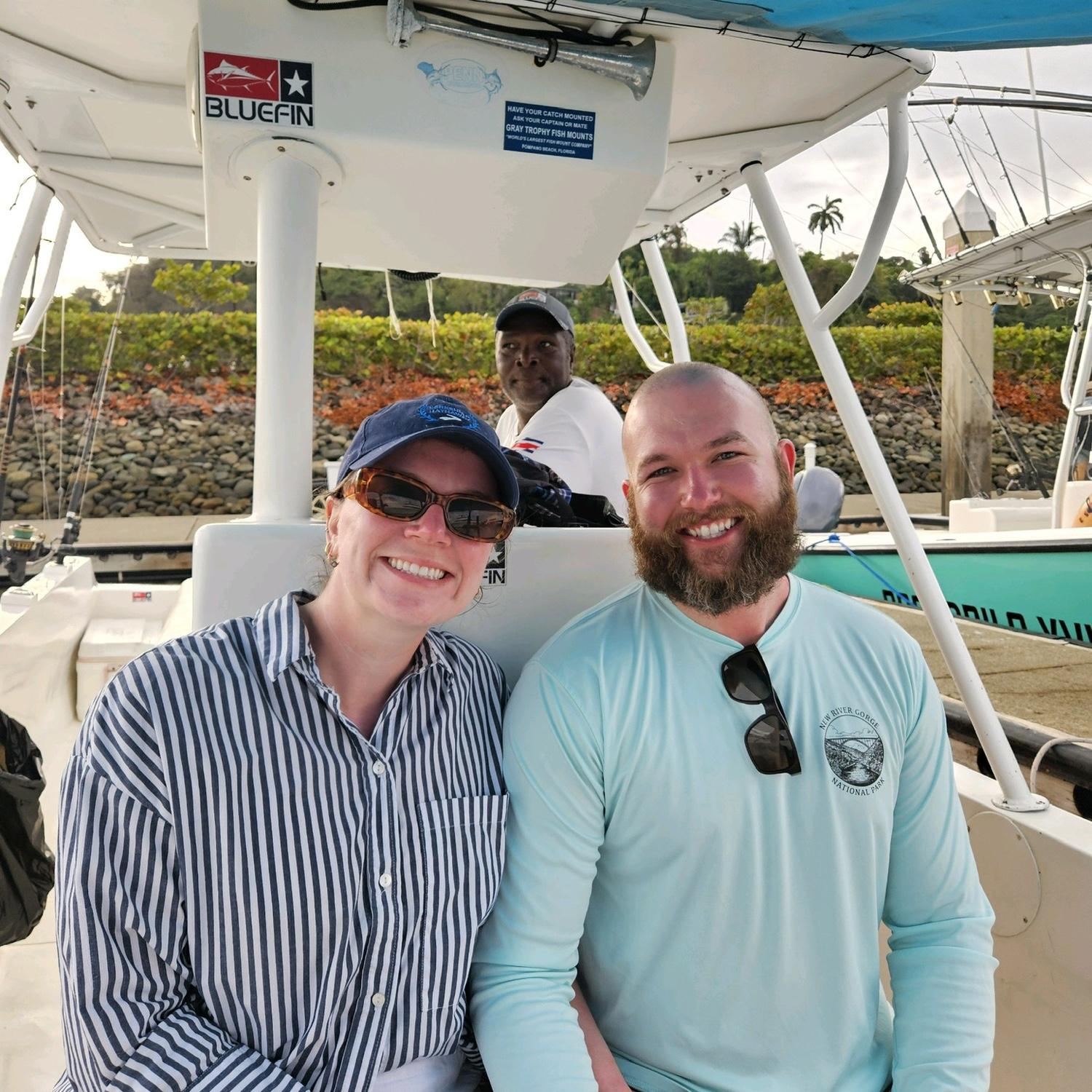 Fishing in Costa Rica, sadly no fish were caught
