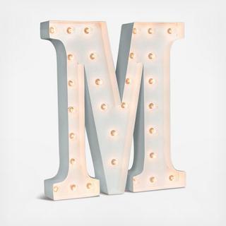 White Large Letter Icon