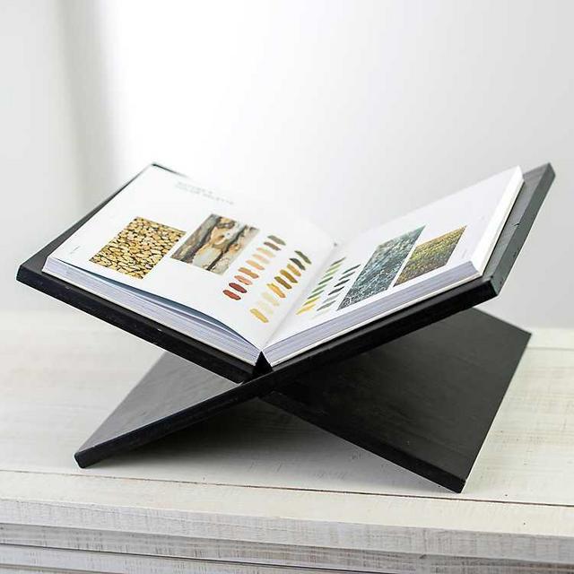 Black Wooden Book Holder