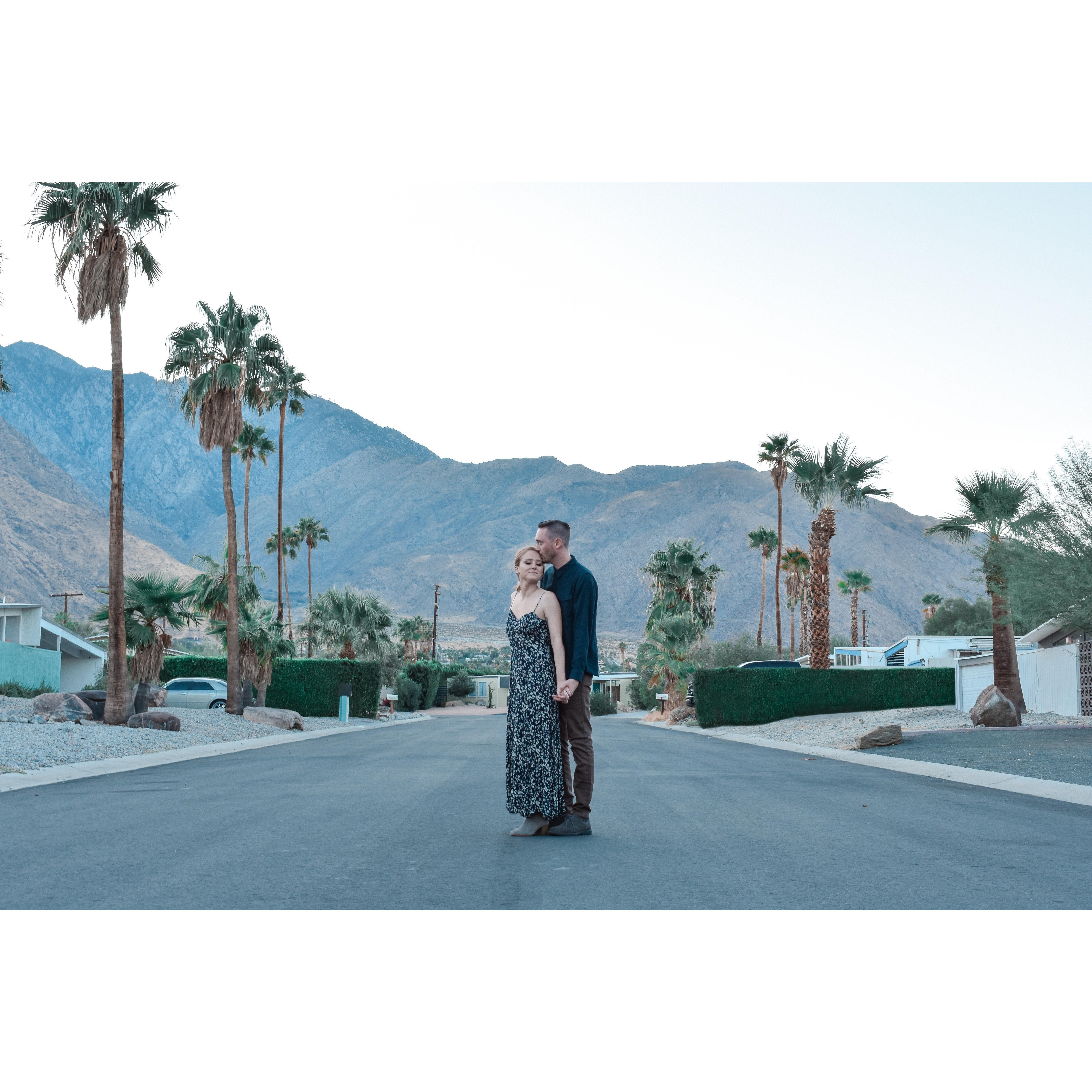 Palm Springs Engagement Photos 11/9/19