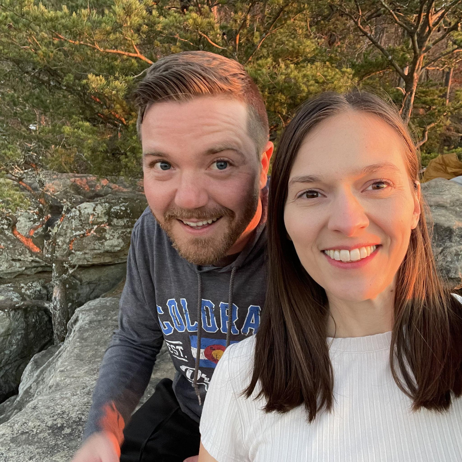 Sunset Rock in Lookout Mountain, GA.