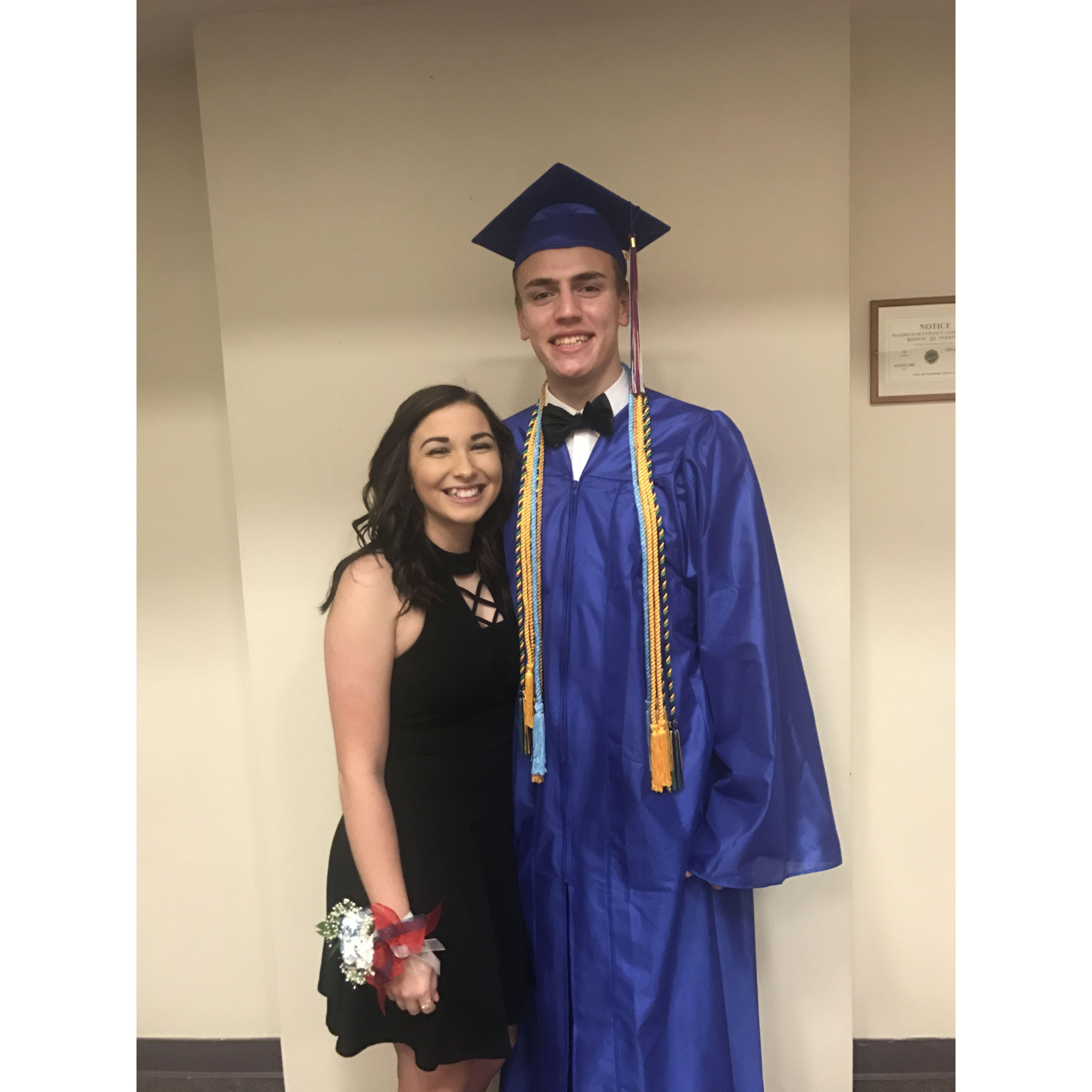 Michael's high school graduation