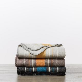 Diablo Striped Wool Throw