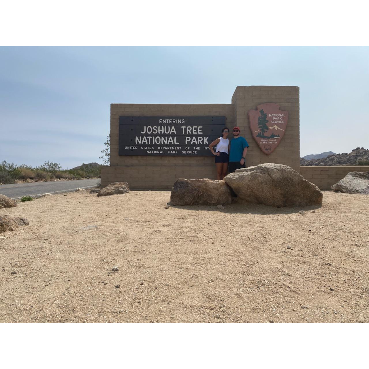 Joshua Tree on our California trip