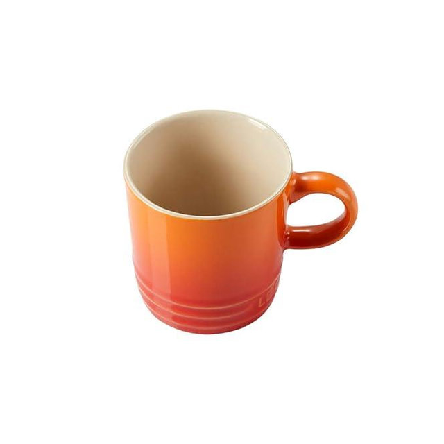 Le Creuset Stoneware Espresso Mug, 100 ml-Volcanic, red Flame