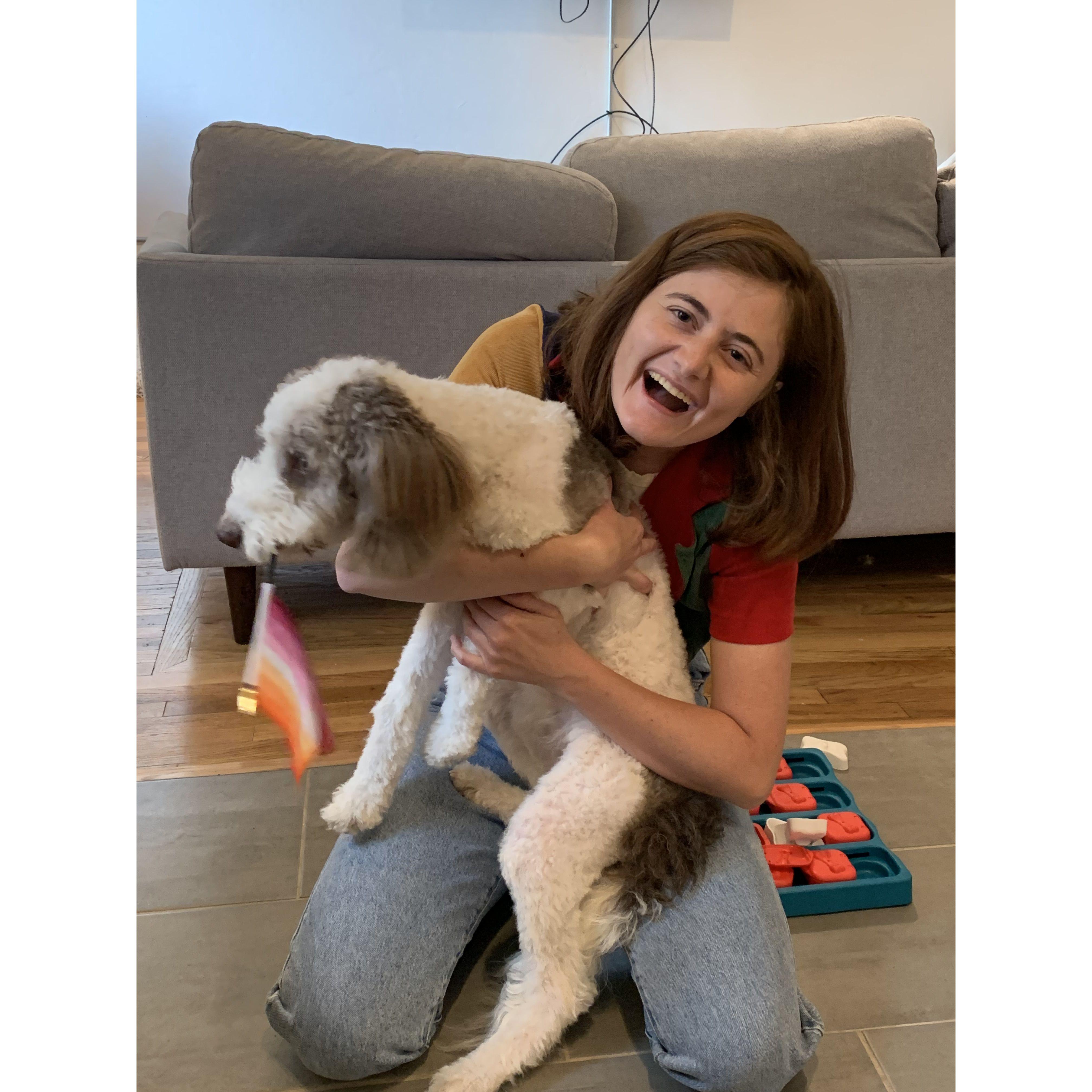 First Pride with Auggie