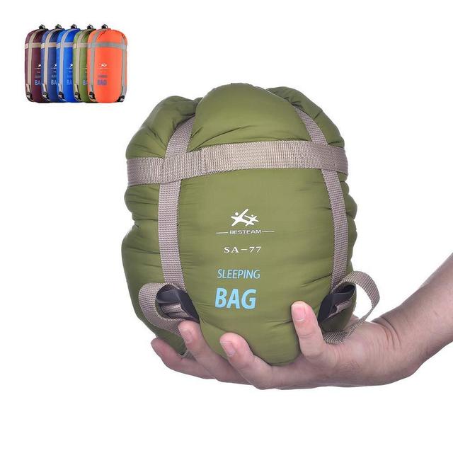 BESTEAM Ultra-Light Warm Weather Envelope Sleeping Bag, 75" L x 30" W, Outdoor Camping, Backpacking & Hiking - Fit for Kids, Teens and Adults - Spring, Summer & Fall - Waterproof & Compact