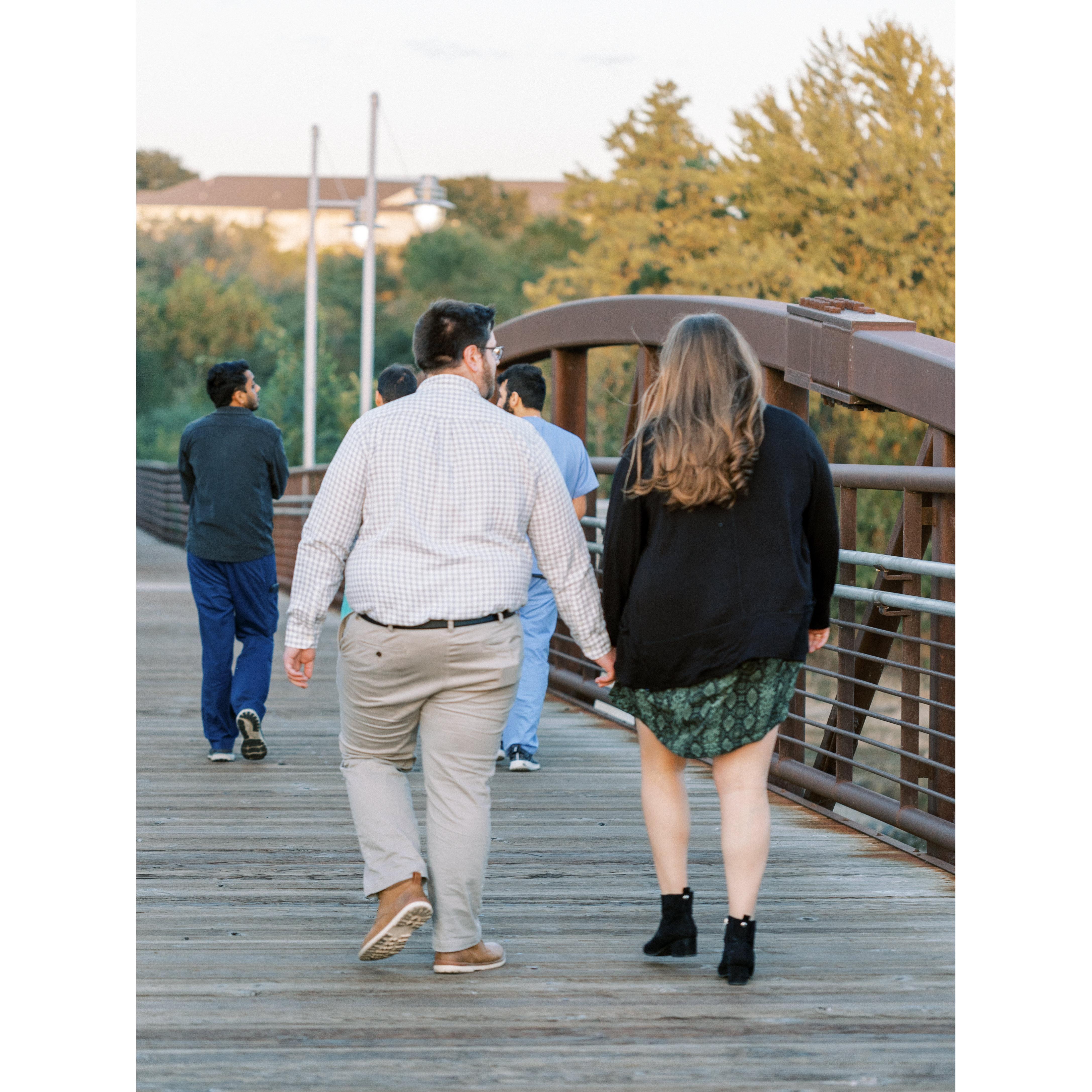 On our way to get engaged!