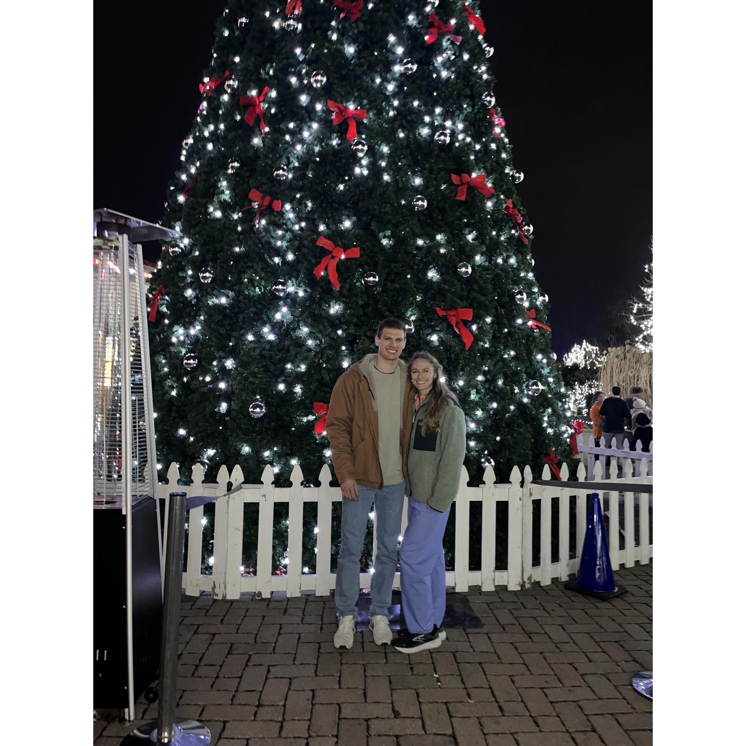 A chilly festival of lights in 2024.