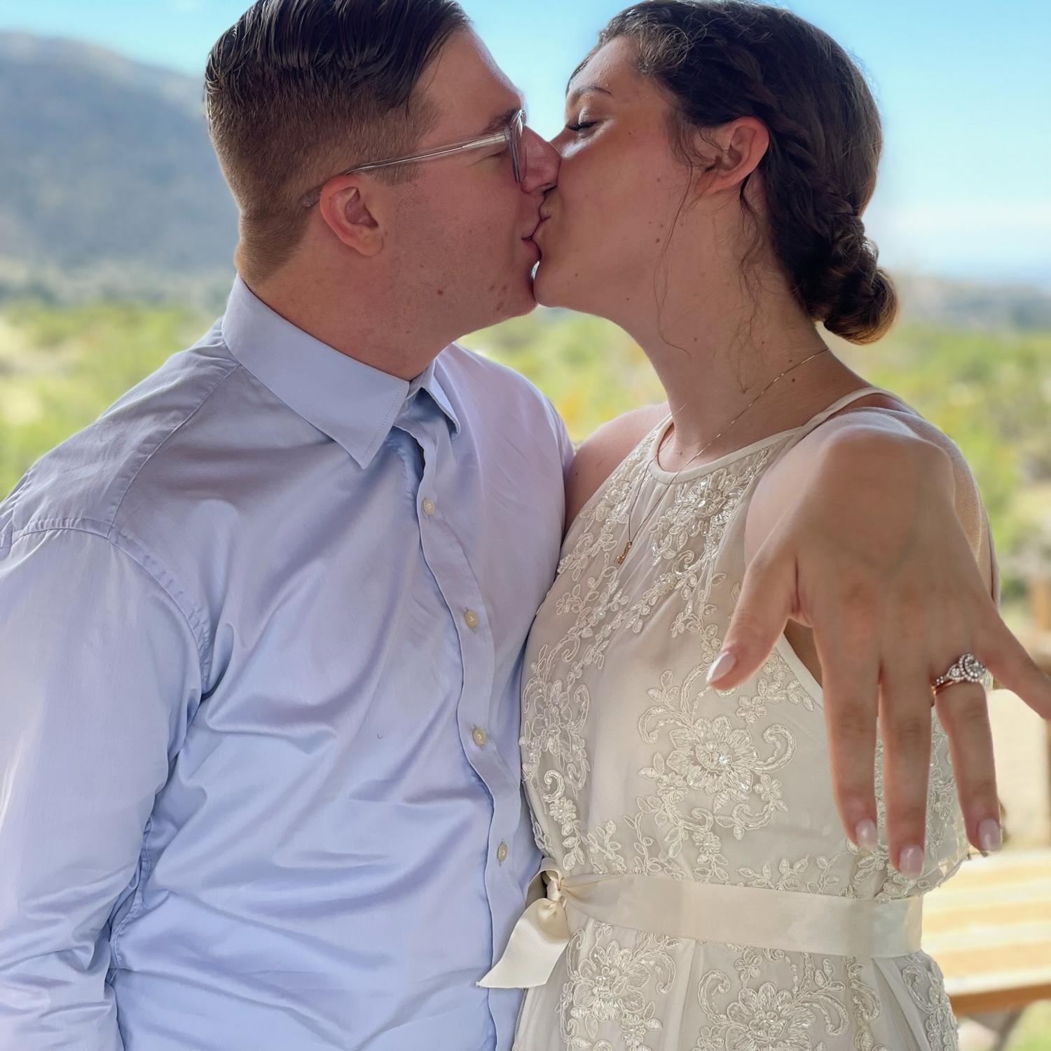 The day we got legally married in Albuquerque, 12 August 2022! :)