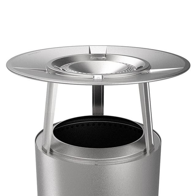 Solo Stove Ranger Heat Deflector, With 3 Detachable Legs, Accessory for Ranger Fire Pit, Captures and Redirects Warmth, 304 Stainless Steel, (HxØ) 10 x 20 in, 5 lbs