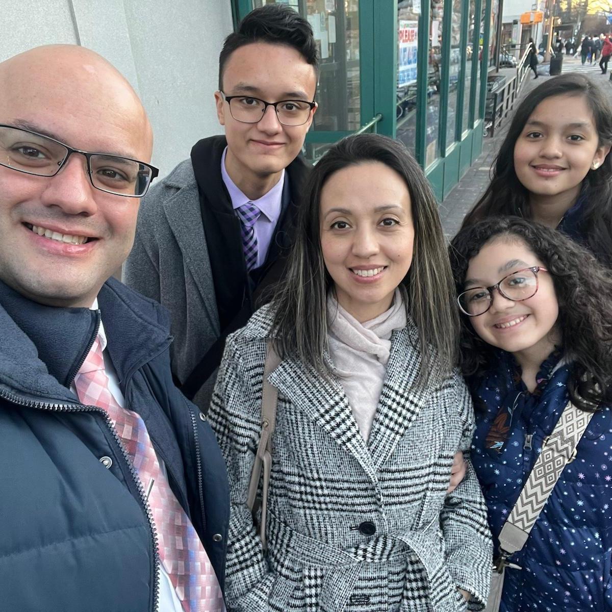 Emma and Sophie’s baptism day, 2024.