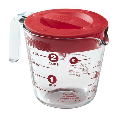 Pyrex®2-cup Measuring Cup with Red Lid