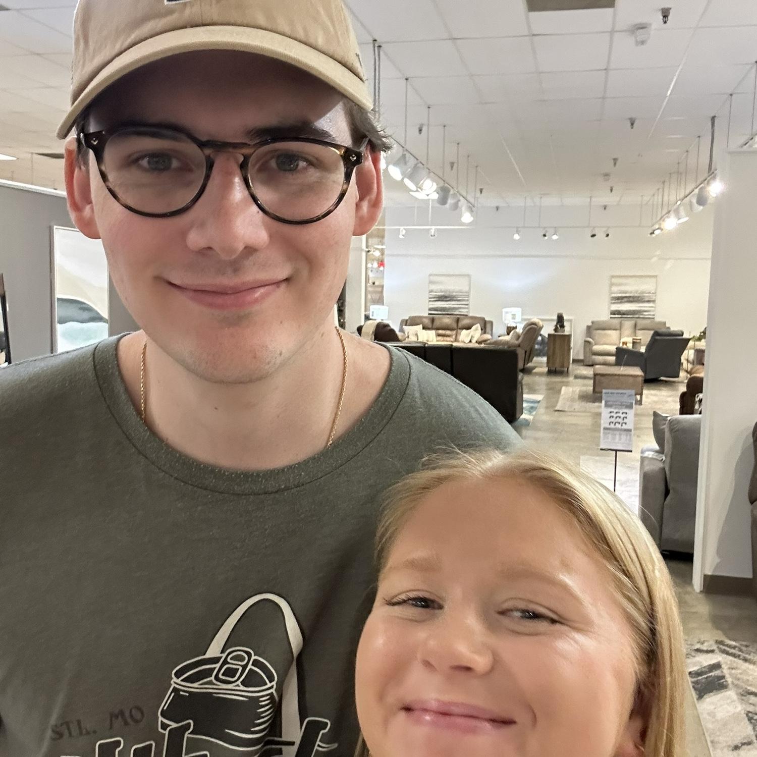 Furniture shopping for our first place together!