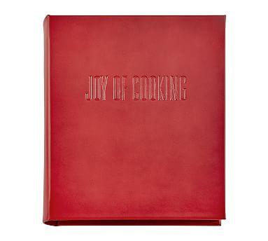The Joy of Cooking Leatherbound Cookbook, Red
