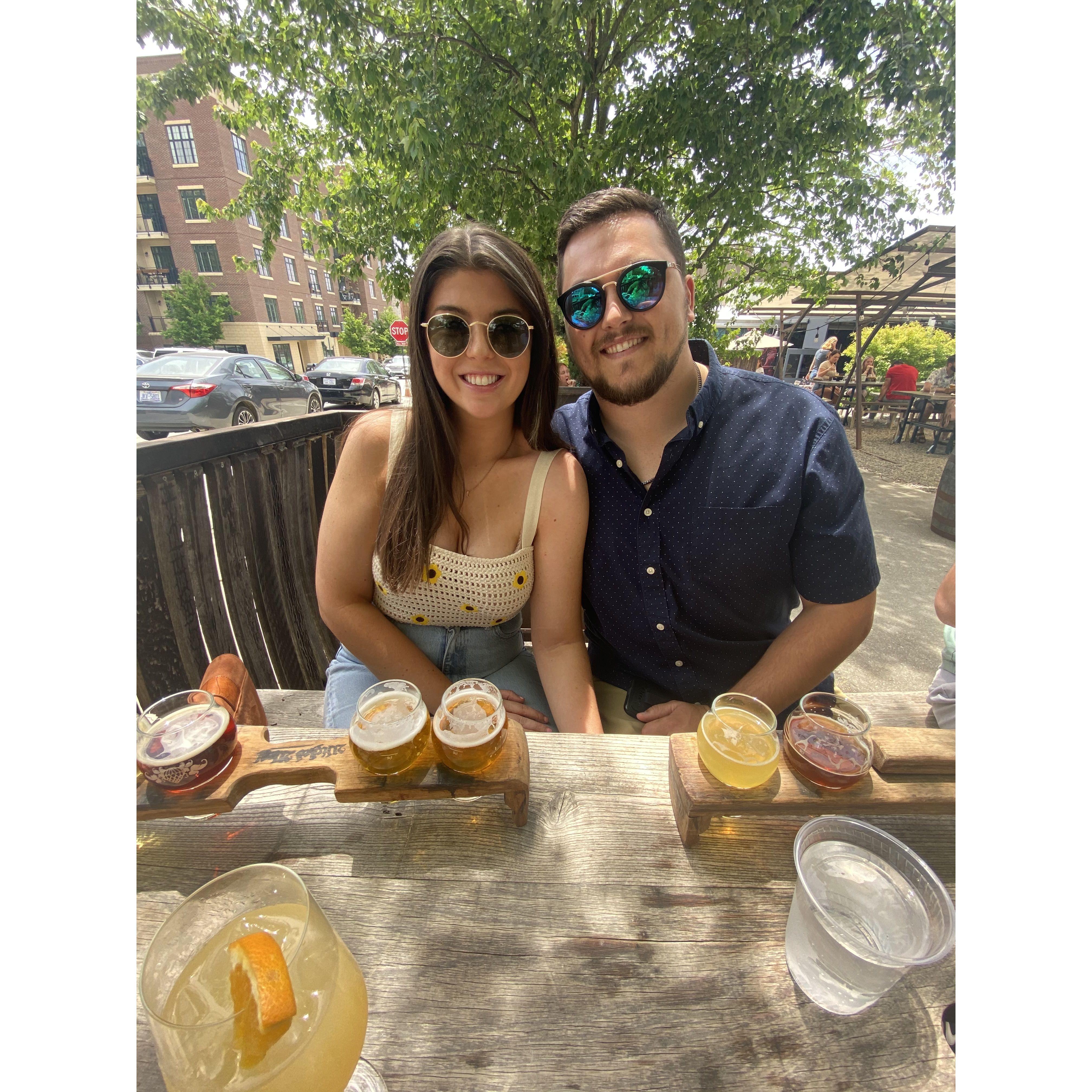 Asheville, NC to celebrate the Segroves getting married!