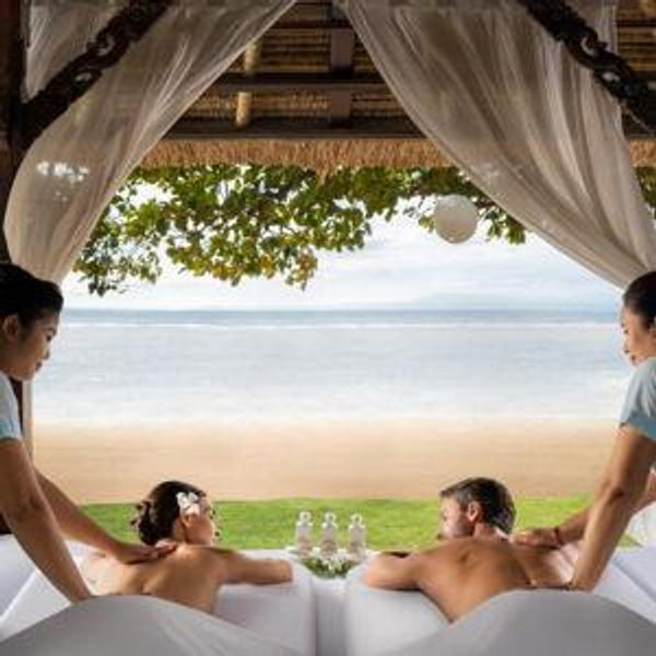 Couples Massage on our Honeymoon