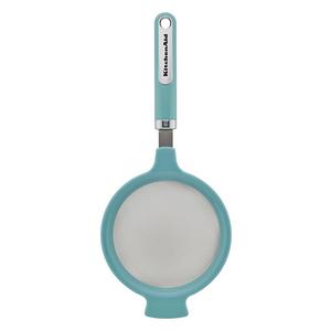 KitchenAid Stainless Steel Strainer Strainer, 5-Inch, Aqua Sky