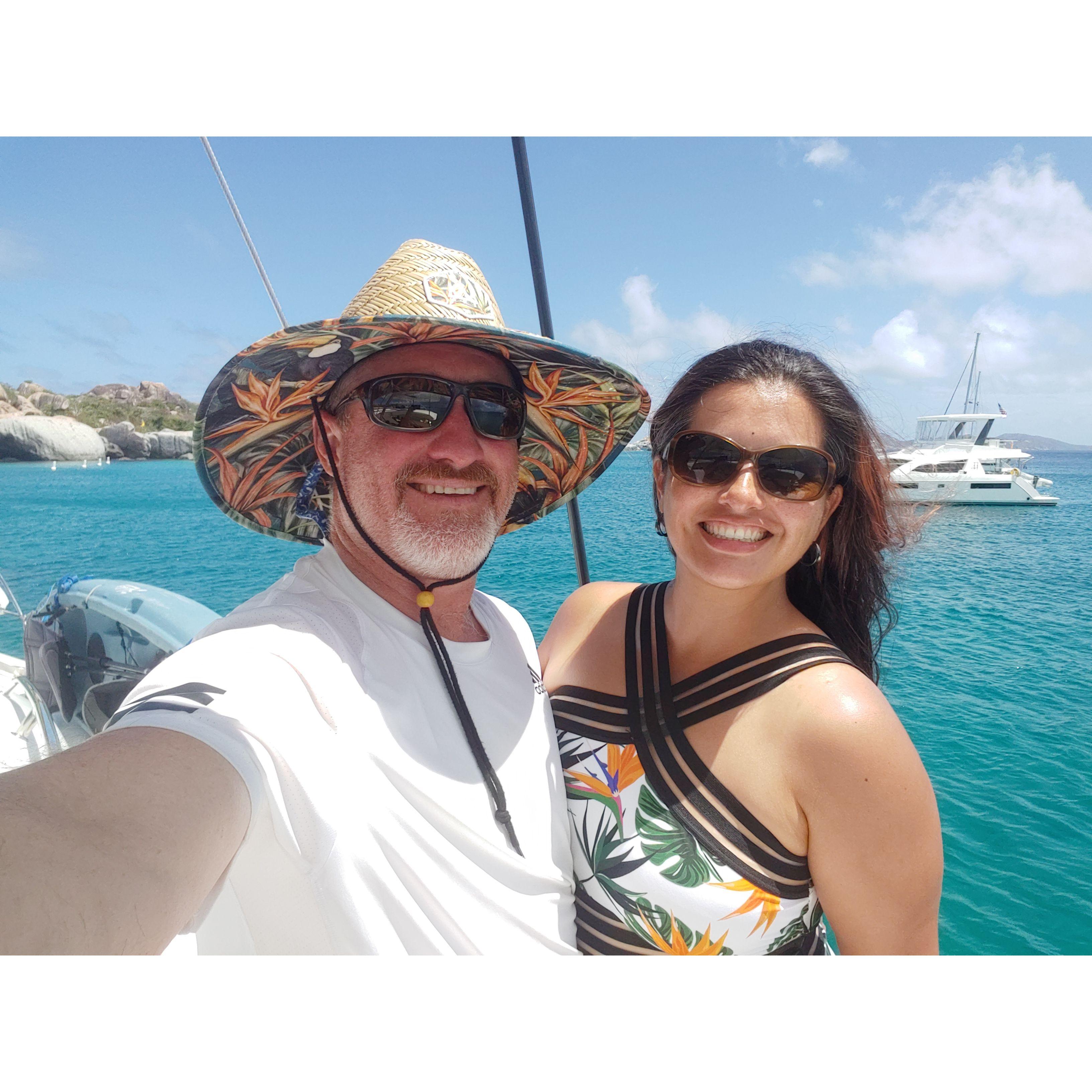 Sailing with friends in the BVIs - July 2022