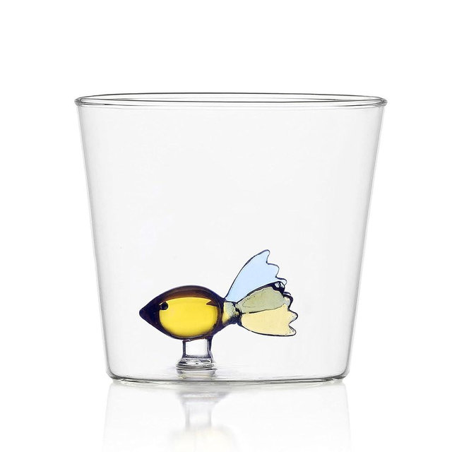 Ichendorf - Colored Fish Tumbler - Animal farm - Design Alessandra Baldereschi