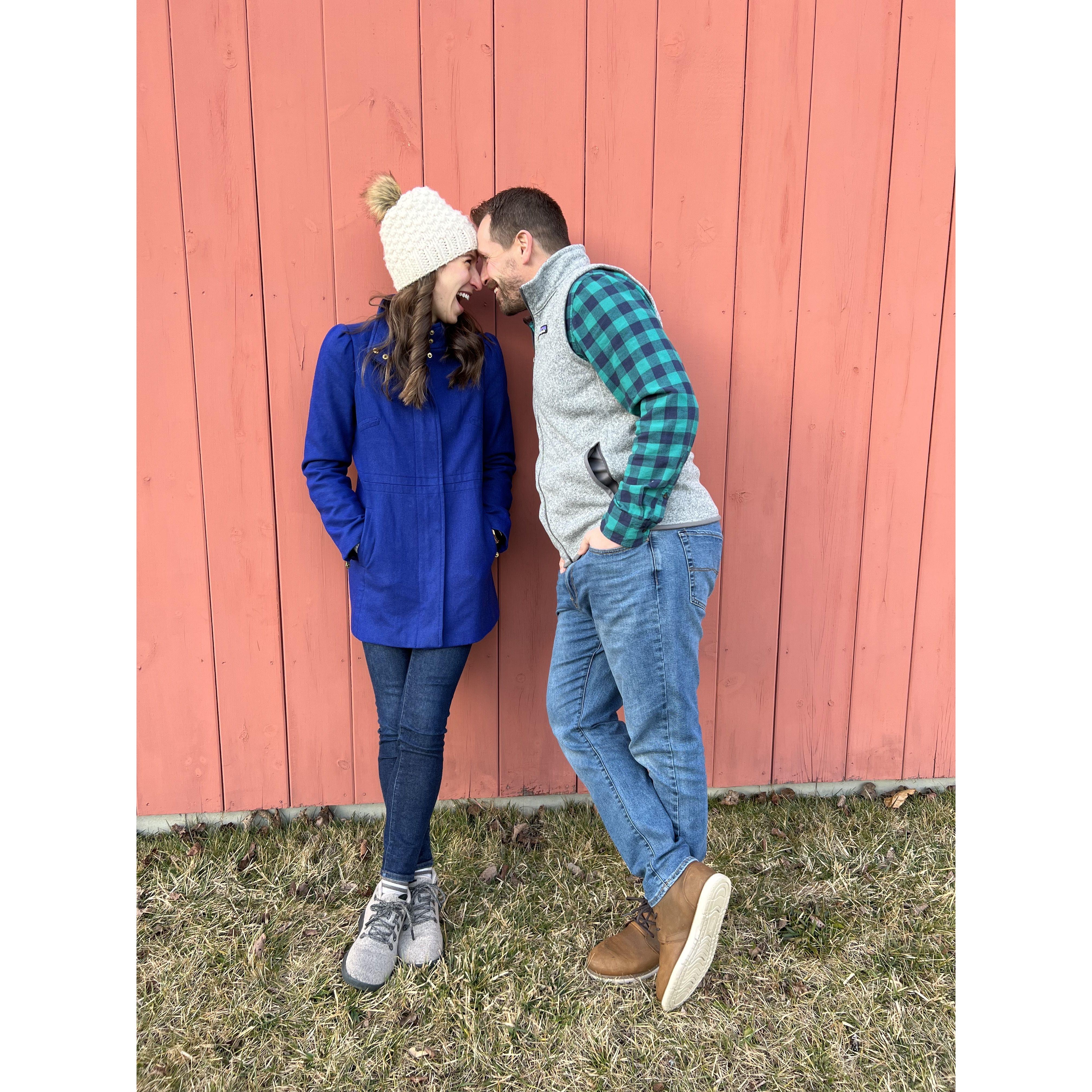 Our "engagement shoot" at the Dupre house in Arlington. Thank you Lindsey!