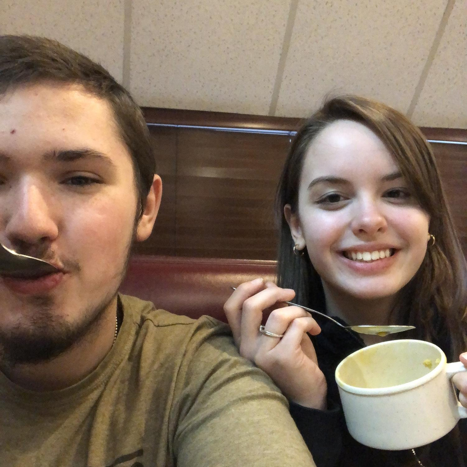 🍜Handsome’s first egg drop soup! 🍜