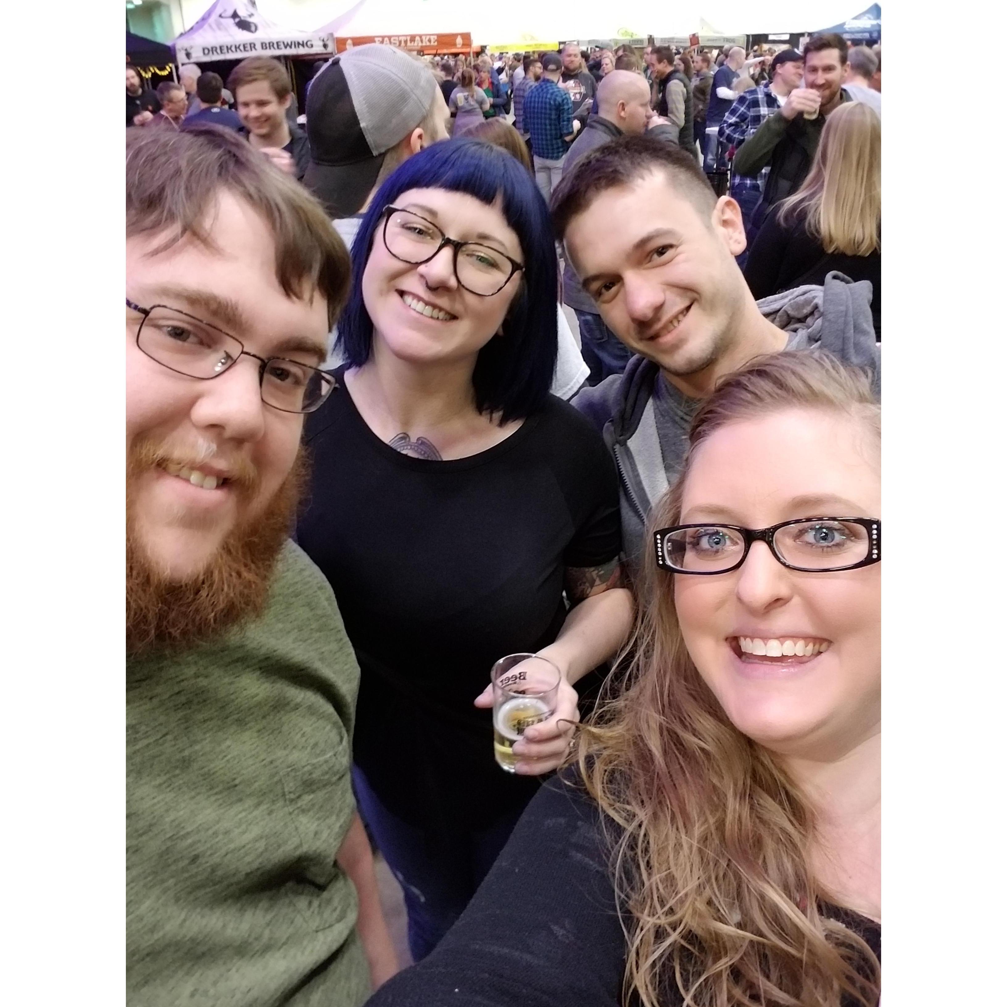 Birthday fun with friends, April 2018