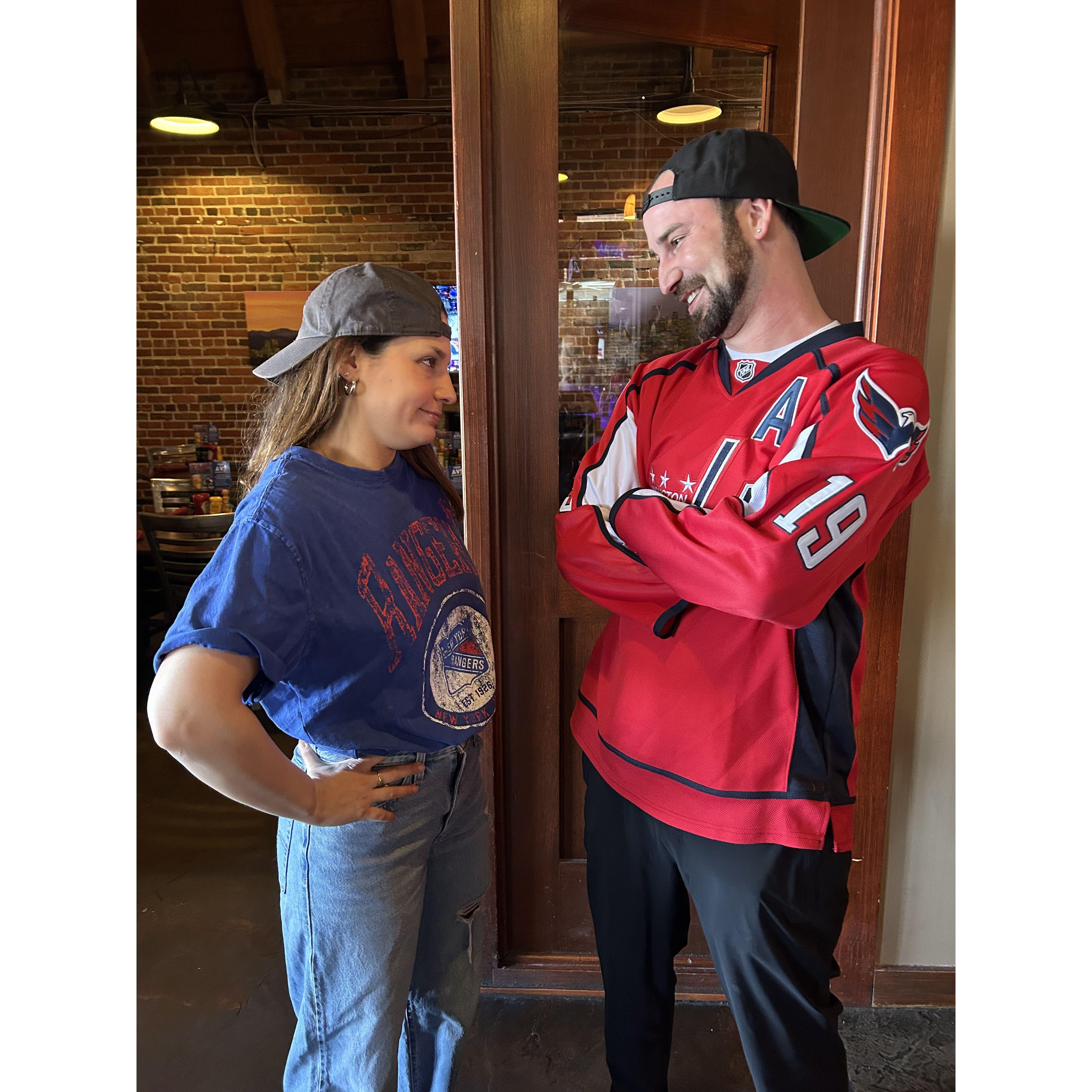 Rangers vs. Caps