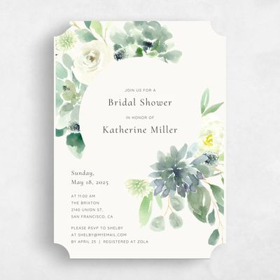 Green Ticket Wedding Wedding Shower Invitation - Cricket Corner