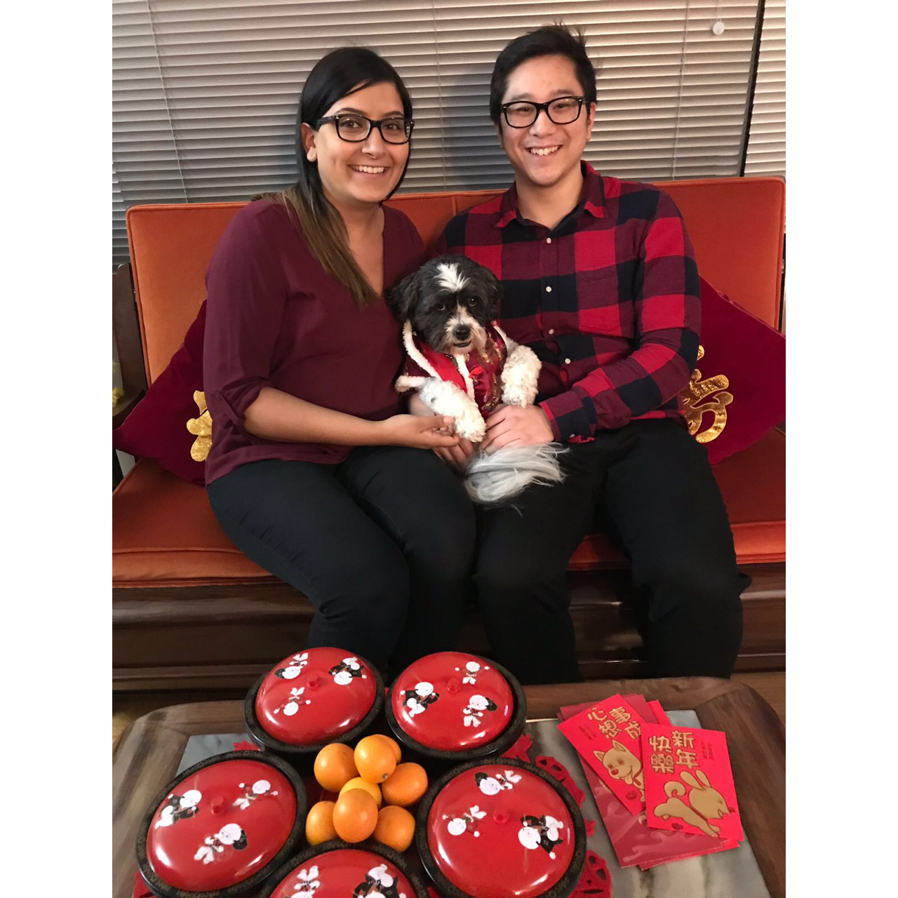 Family photo on Chinese New Year