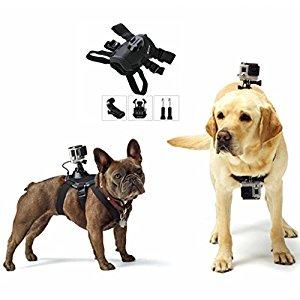 PULUZ Hound Dog Fetch Harness Adjustable Chest Strap Mount for GoPro HERO6 /5 /5 Session /4 Session /4 /3+ /3 /2 /3, Xiaoyi and Other Action Cameras