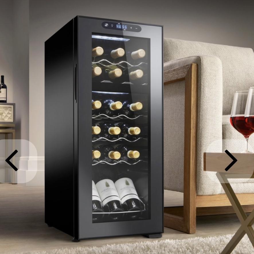 Wine Enthusiast 18-Bottle Dual Zone MAX Compressor Wine Cooler