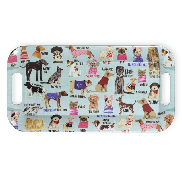 Boston International Hot Dog Melamine Serving Tray