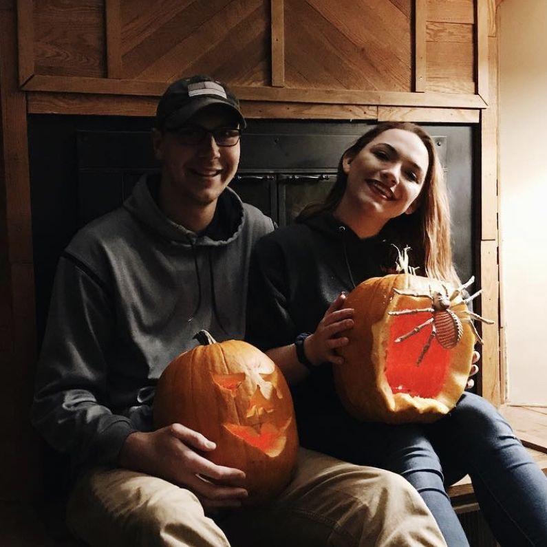 Our first Halloween together, October 2018.
