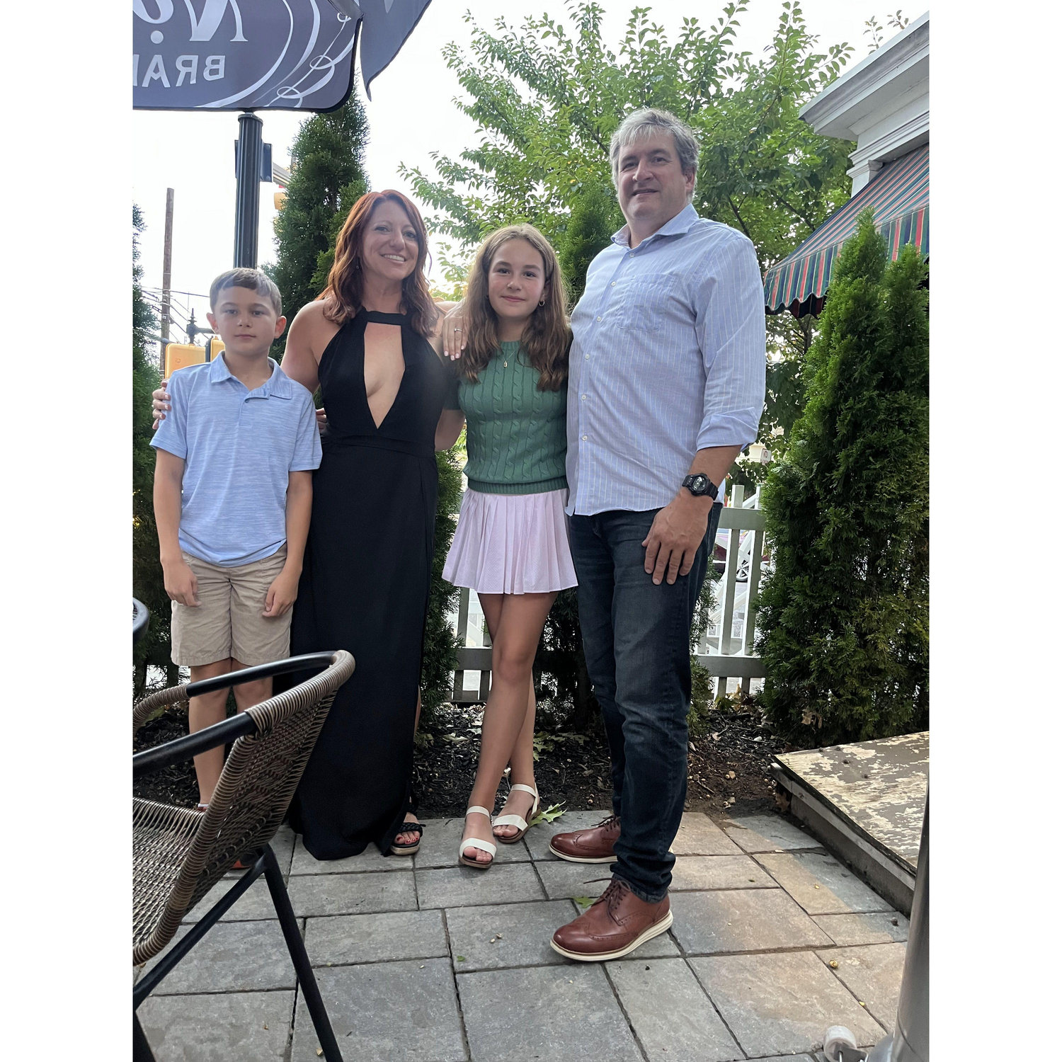 First family picture after engagement