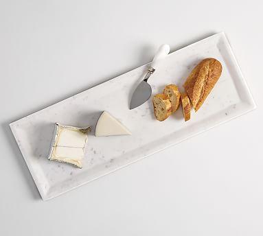 White Marble Rectangular Cheese Board