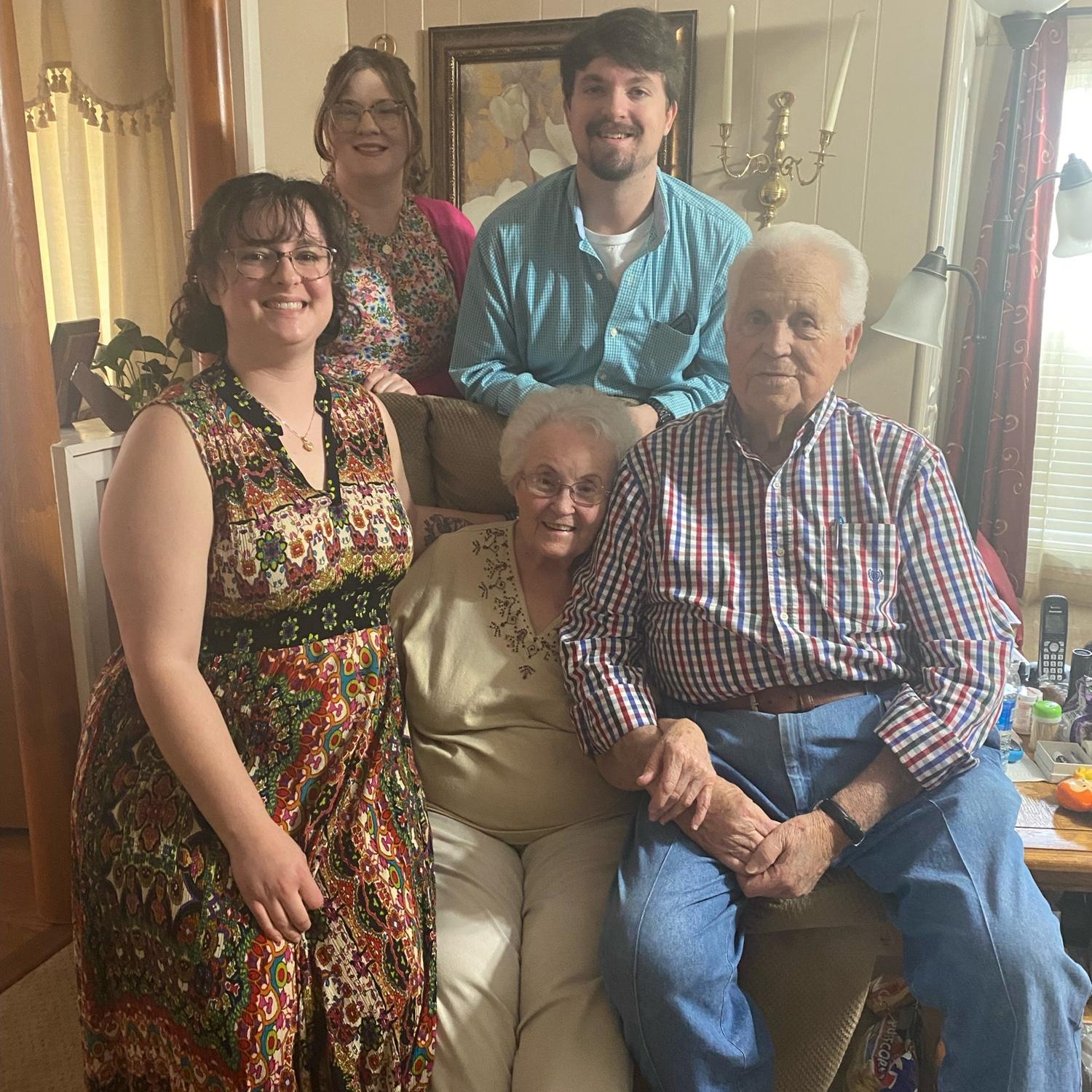 Easter Day at the Grandparents house.