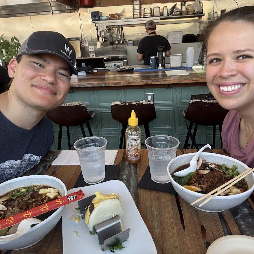 Our first date with ramen and bao buns!