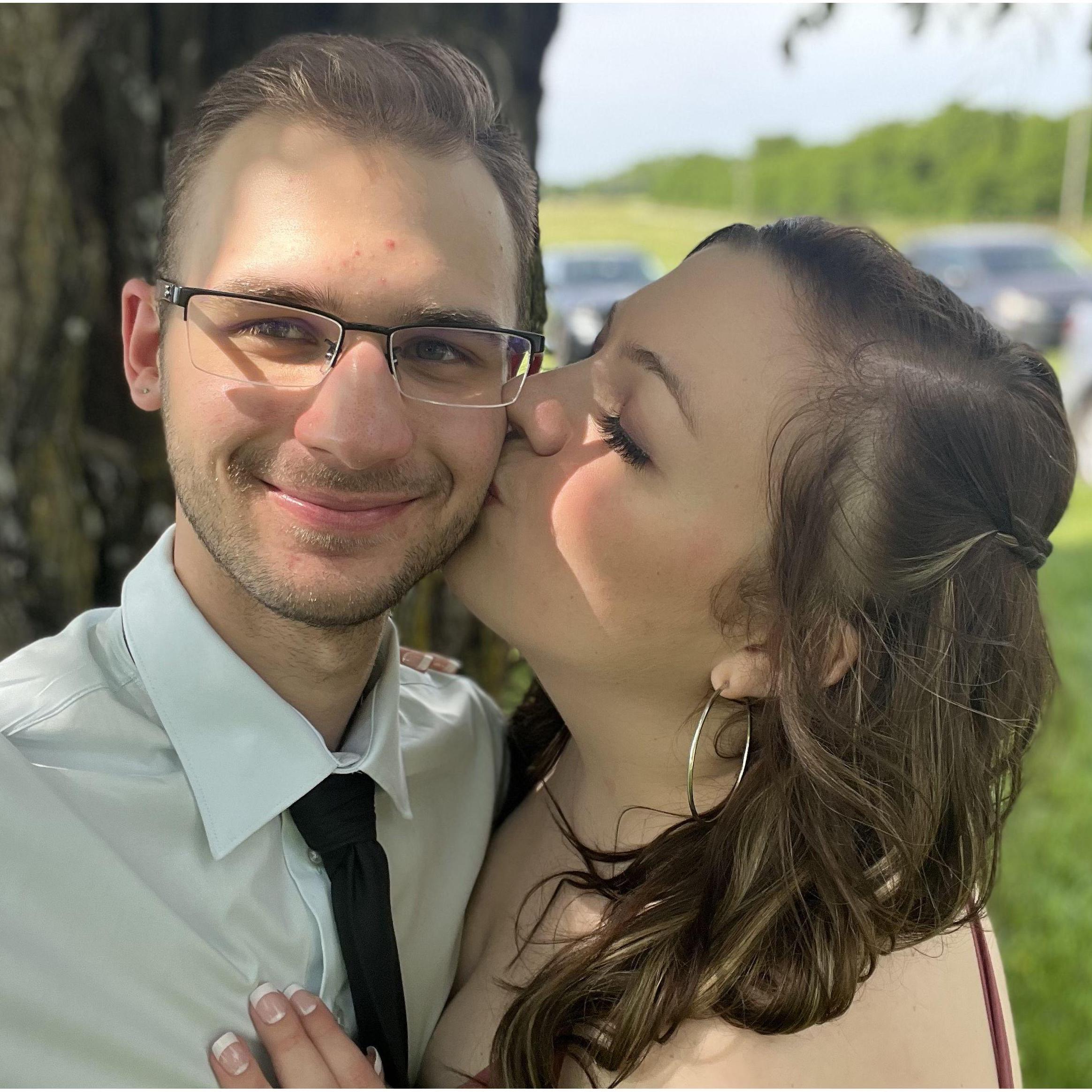 May 28th, 2022

My forever wedding date! Josh came to Missouri to be my date to my best friend's wedding. Two years later and it will be our turn <3