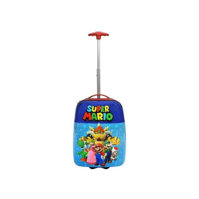 Super Mario 16.5-Inch ABS Youth Carry-on Luggage with Trolley Handle