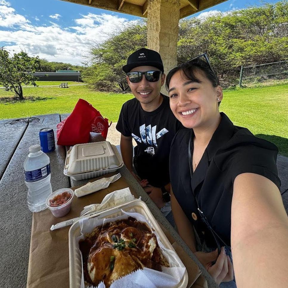 January 21, 2024: Picnic date celebrating 3 years together on Maui.