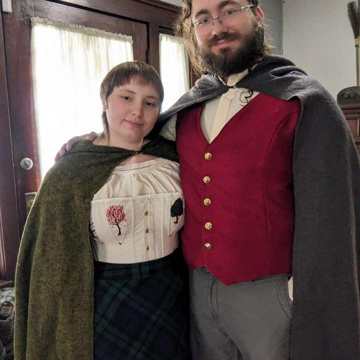 Dressing as hobbits for the ren faire!