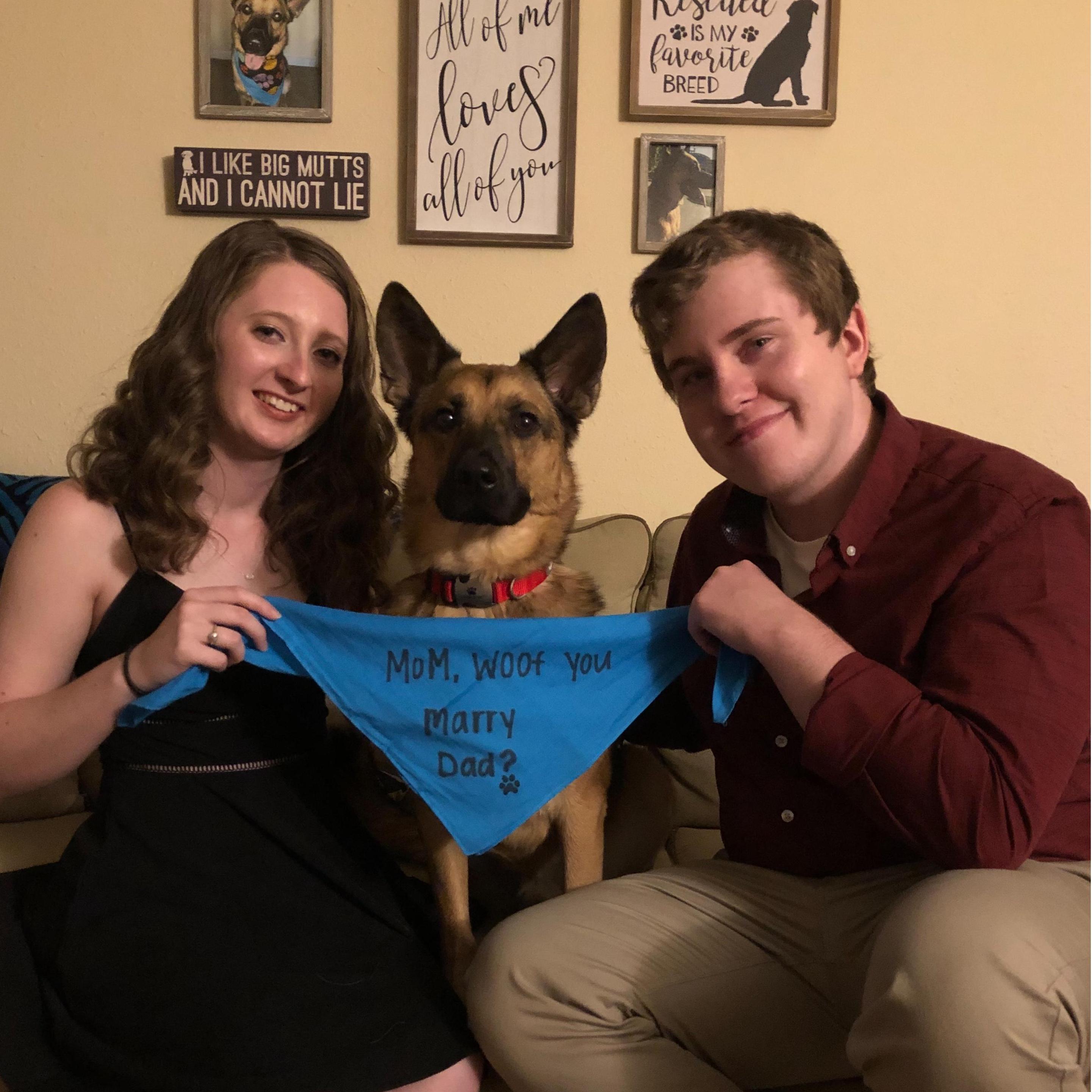 Proposal night and our 4th anniversary. So exciting. September 2019.