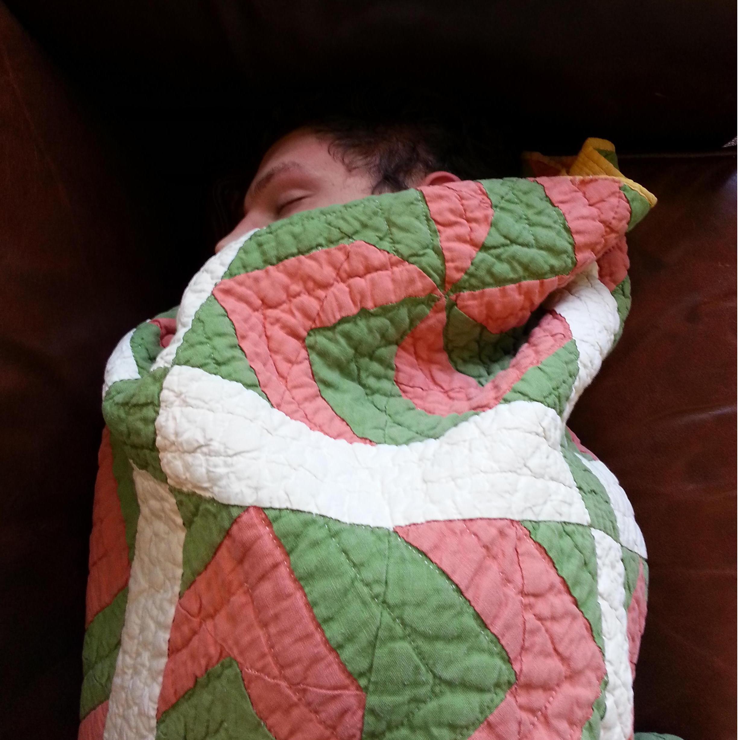 A sleeping Bean burrito...
