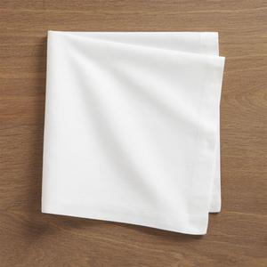 Fete White Cloth Napkins, Set of 8