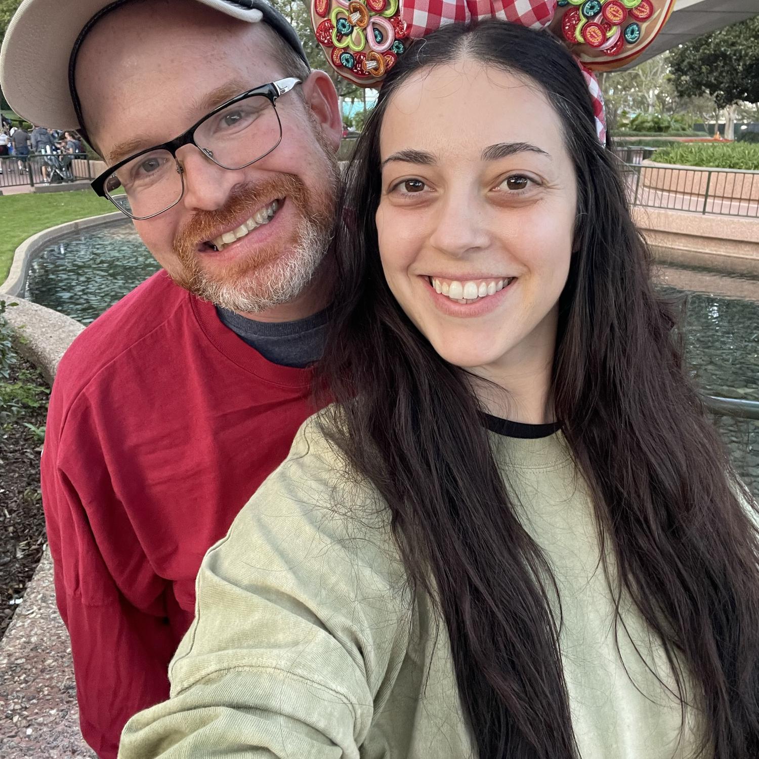 Our first vacation together, Walt Disney World.